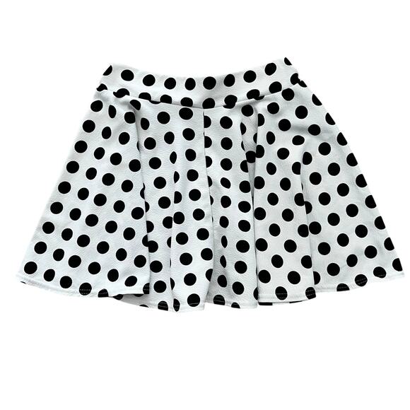 Urban Coco Dresses & Skirts - Polka Dot Skater Skirt by Urban CoCo
